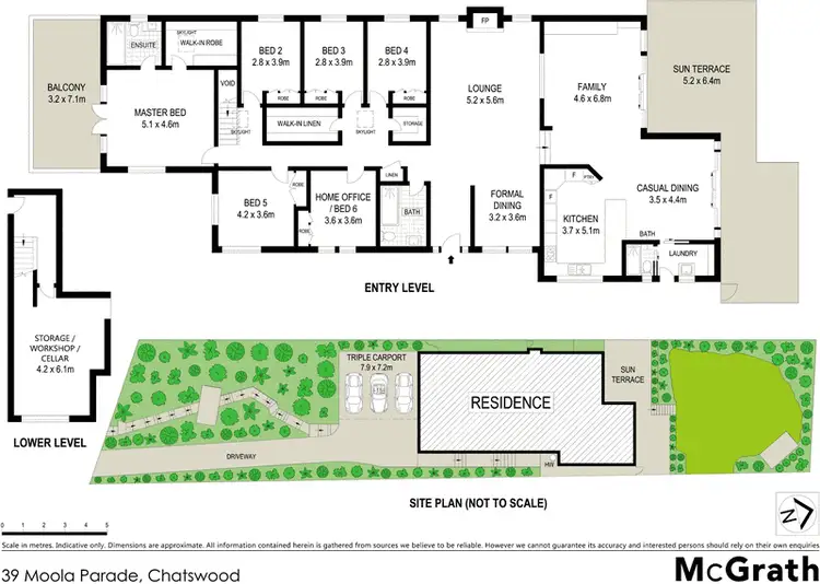 Floorplan of Homely house listing, 39 Moola Parade, Chatswood NSW 2067