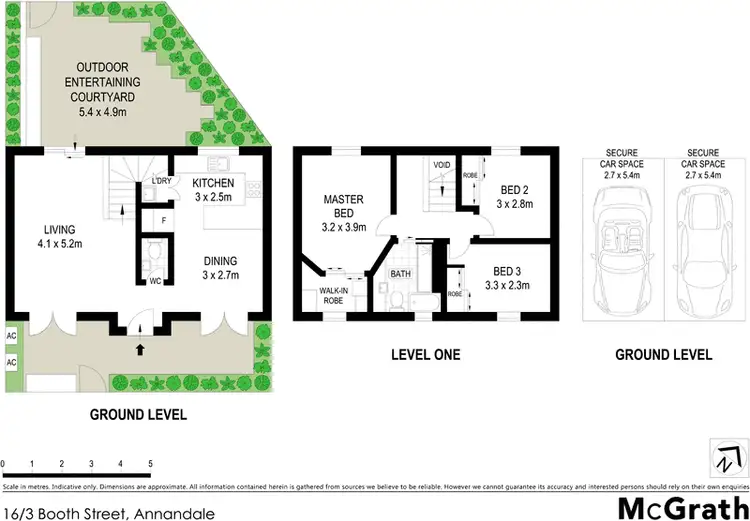 Floorplan of Homely townhouse listing, 16/3 Booth Street, Annandale NSW 2038
