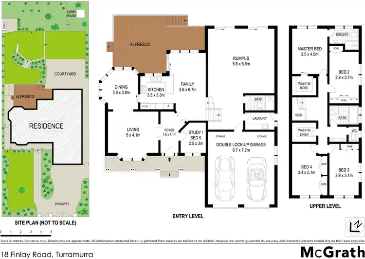 Floorplan of Homely house listing, 18 Finlay Road, Turramurra NSW 2074