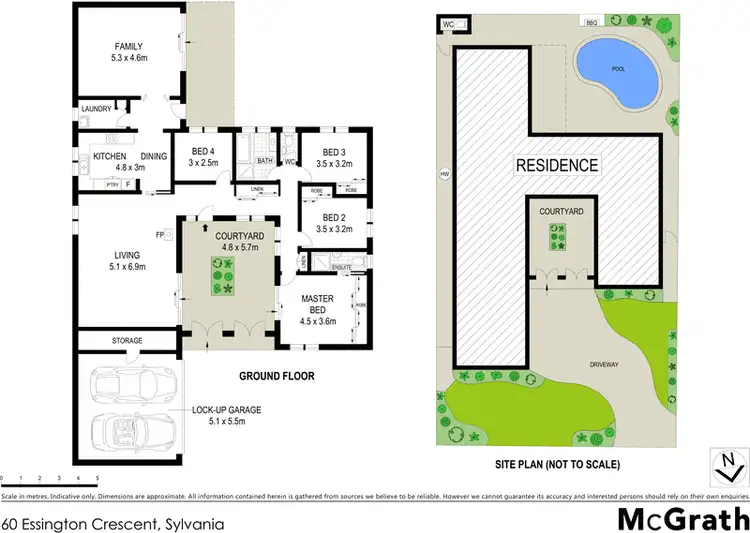 Floorplan of Homely house listing, 60 Essington Crescent, Sylvania NSW 2224