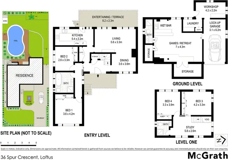 Floorplan of Homely house listing, 36 Spur Crescent, Loftus NSW 2232