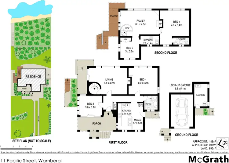 Floorplan of Homely house listing, 11 Pacific Street, Wamberal NSW 2260