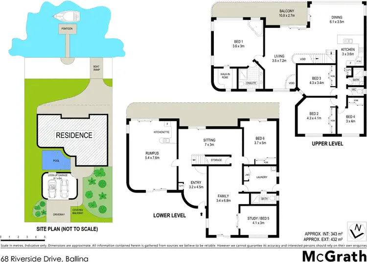 Floorplan of Homely house listing, 68 Riverside Drive, Ballina NSW 2478