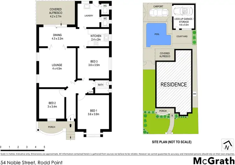 Floorplan of Homely house listing, 54 Noble Street, Rodd Point NSW 2046