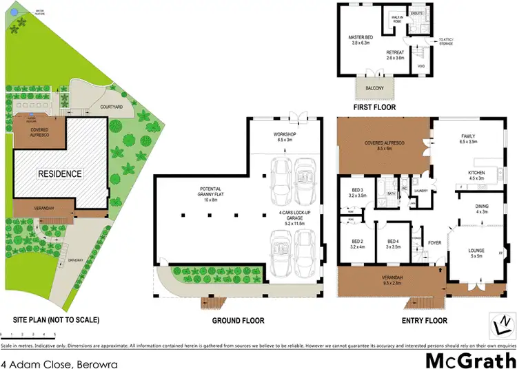 Floorplan of Homely house listing, 4 Adam Close, Berowra NSW 2081
