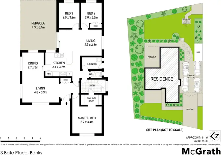 Floorplan of Homely house listing, 3 Bate Place, Banks ACT 2906