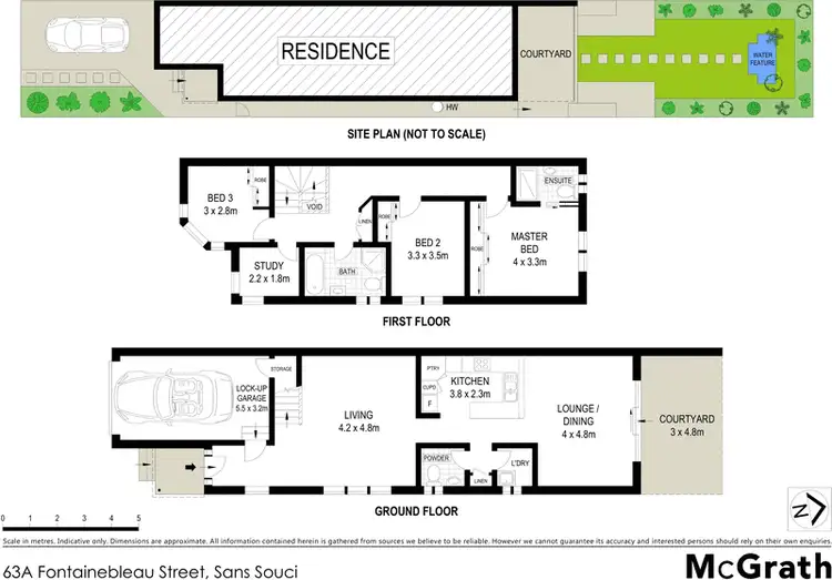 Floorplan of Homely house listing, 63A Fontainebleau Street, Sans Souci NSW 2219
