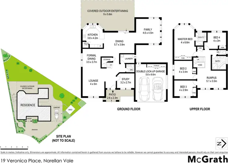 Floorplan of Homely house listing, 19 Veronica Place, Narellan Vale NSW 2567