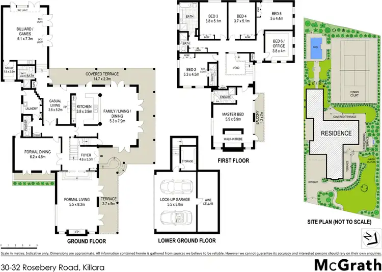 Floorplan of Homely house listing, 30-32 Rosebery Road, Killara NSW 2071