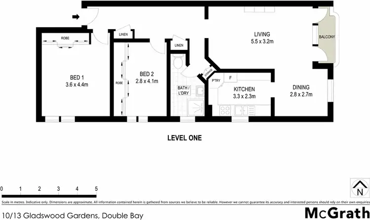 Floorplan of Homely apartment listing, 10/13 Gladswood Gardens, Double Bay NSW 2028