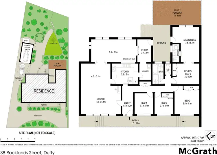 Floorplan of Homely house listing, 38 Rocklands Street, Duffy ACT 2611