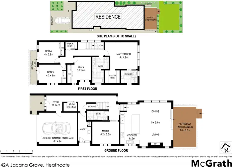 Floorplan of Homely house listing, 42A Jacana Grove, Heathcote NSW 2233