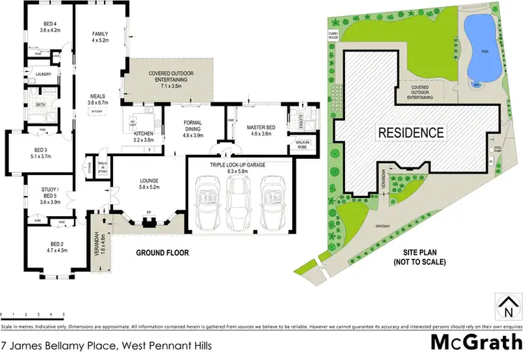 Floorplan of Homely house listing, 7 James Bellamy Place, West Pennant Hills NSW 2125