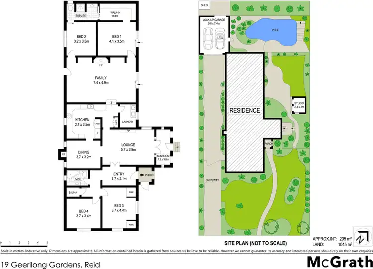 Floorplan of Homely house listing, 19 Geerilong Gardens, Reid ACT 2612