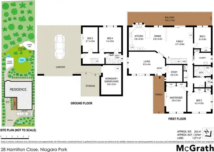 Floorplan of Homely house listing, 28 Hamilton Close, Niagara Park NSW 2250