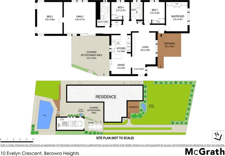 Floorplan of Homely house listing, 10 Evelyn Crescent, Berowra Heights NSW 2082