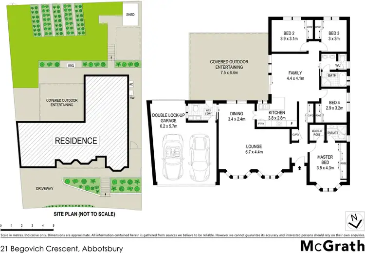 Floorplan of Homely house listing, 21 Begovich Crescent, Abbotsbury NSW 2176