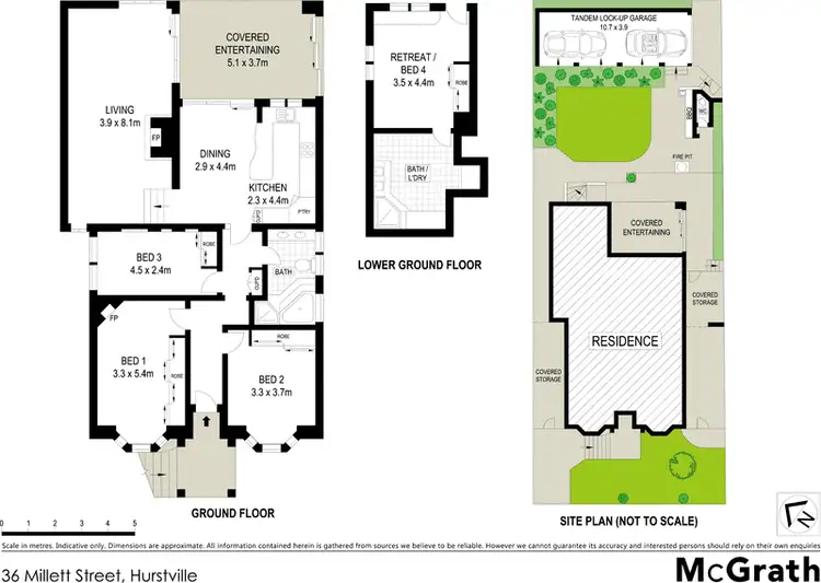 Floorplan of Homely house listing, 36 Millett Street, Hurstville NSW 2220