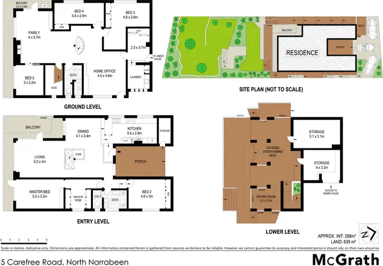 Floorplan of Homely house listing, 5 Carefree Road, North Narrabeen NSW 2101