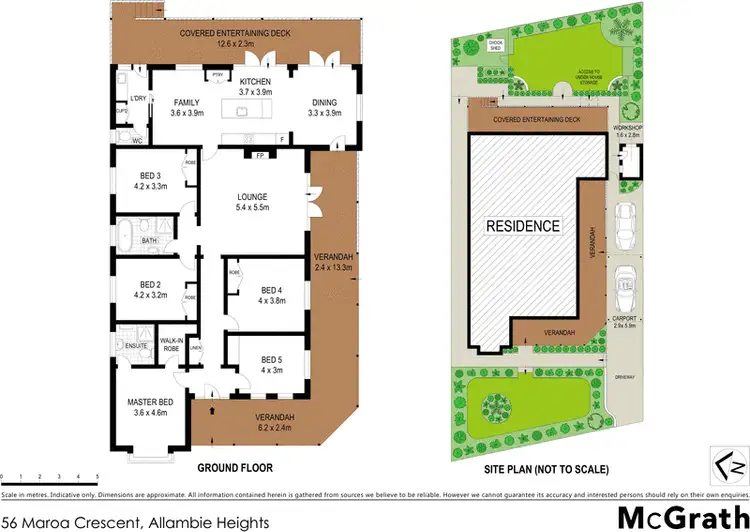 Floorplan of Homely house listing, 56 Maroa Crescent, Allambie Heights NSW 2100