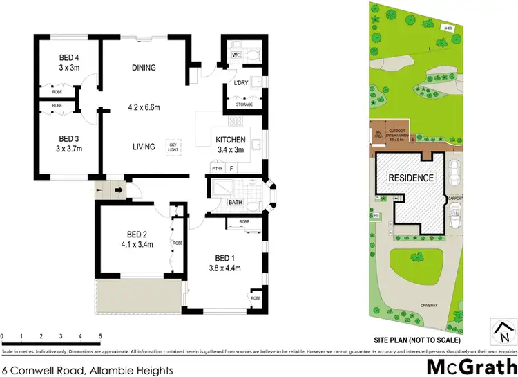 Floorplan of Homely house listing, 6 Cornwell Road, Allambie Heights NSW 2100