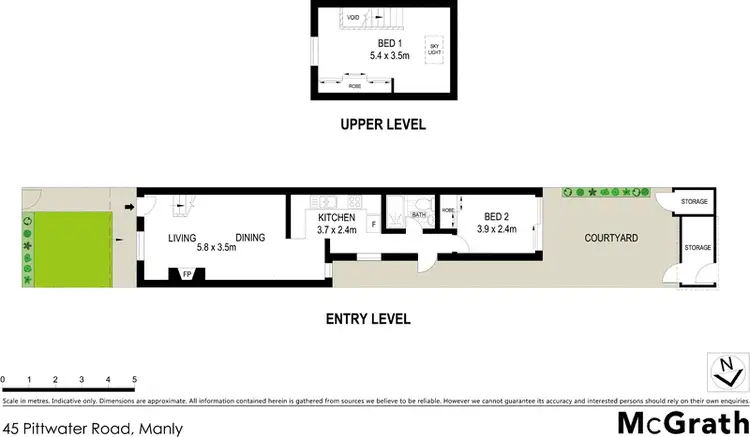 Floorplan of Homely house listing, 45 Pittwater Road, Manly NSW 2095
