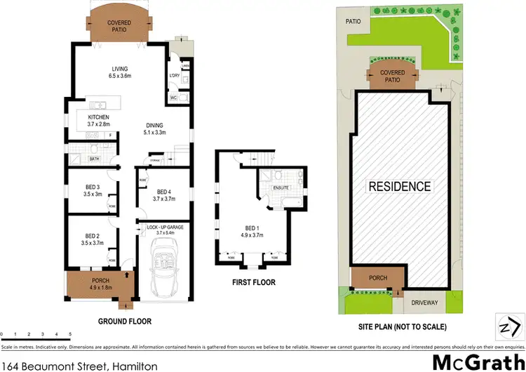 Floorplan of Homely house listing, 164 Beaumont Street, Hamilton NSW 2303