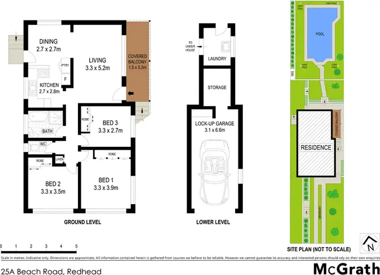 Floorplan of Homely house listing, 25A Beach Road, Redhead NSW 2290