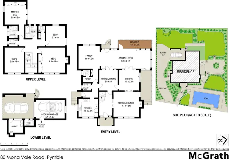 Floorplan of Homely house listing, 80 Mona Vale Road, Pymble NSW 2073