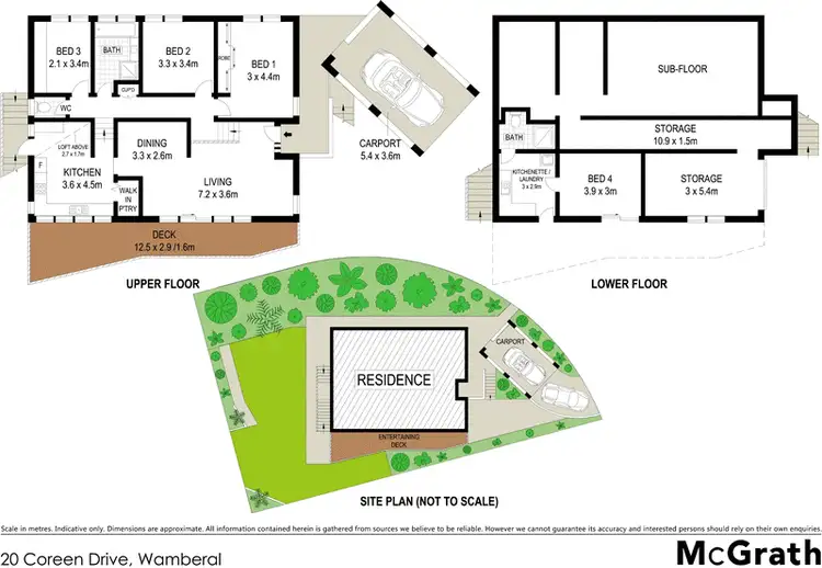 Floorplan of Homely house listing, 20 Coreen Drive, Wamberal NSW 2260