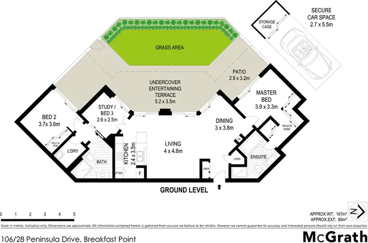 Floorplan of Homely apartment listing, 106/28 Peninsula Drive, Breakfast Point NSW 2137