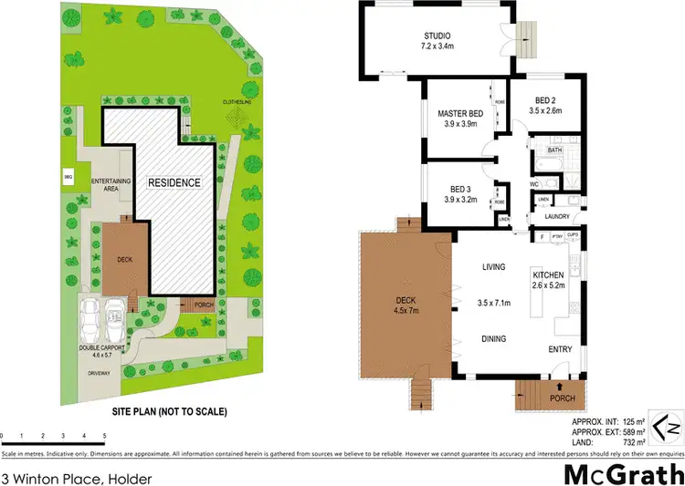 Floorplan of Homely house listing, 3 Winton Place, Holder ACT 2611