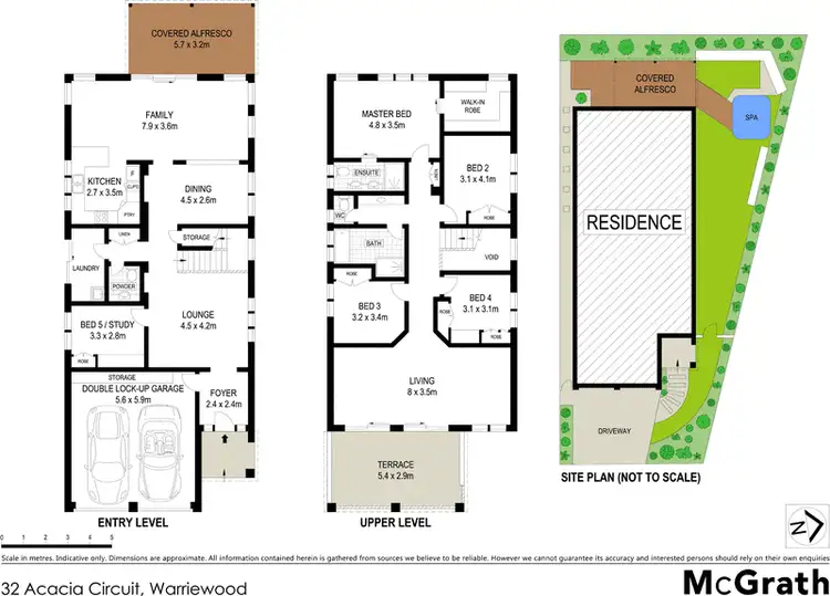 Floorplan of Homely house listing, 32 Acacia Circuit, Warriewood NSW 2102