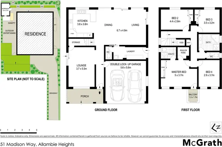 Floorplan of Homely house listing, 51 Madison Way, Allambie Heights NSW 2100