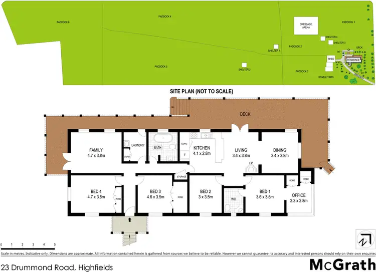 Floorplan of Homely house listing, 23 Drummond Road, Highfields QLD 4352