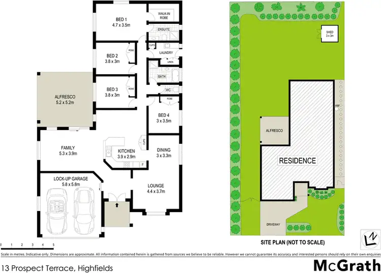 Floorplan of Homely house listing, 13 Prospect Terrace, Highfields QLD 4352