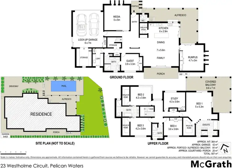 Floorplan of Homely house listing, 23 Westholme Circuit, Pelican Waters QLD 4551