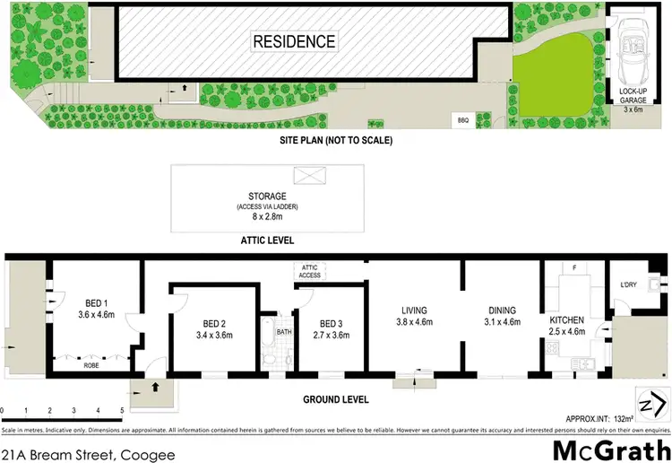 Floorplan of Homely house listing, 21A Bream Street, Coogee NSW 2034