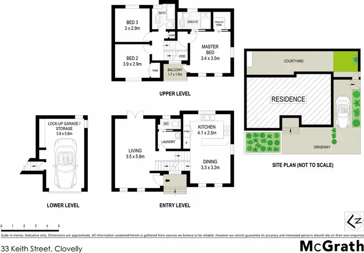 Floorplan of Homely house listing, 33 Keith Street, Clovelly NSW 2031