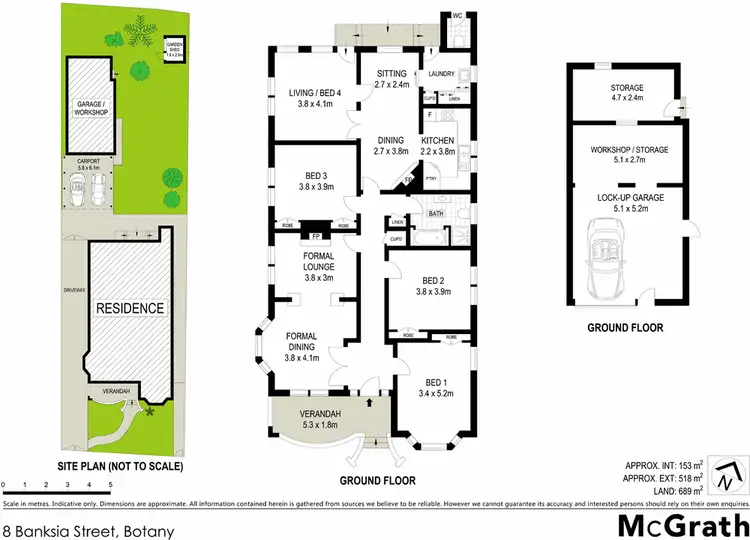 Floorplan of Homely house listing, 8 Banksia Street, Botany NSW 2019