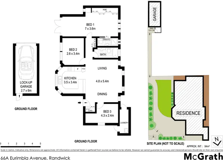 Floorplan of Homely house listing, 66A Eurimbla Avenue, Randwick NSW 2031