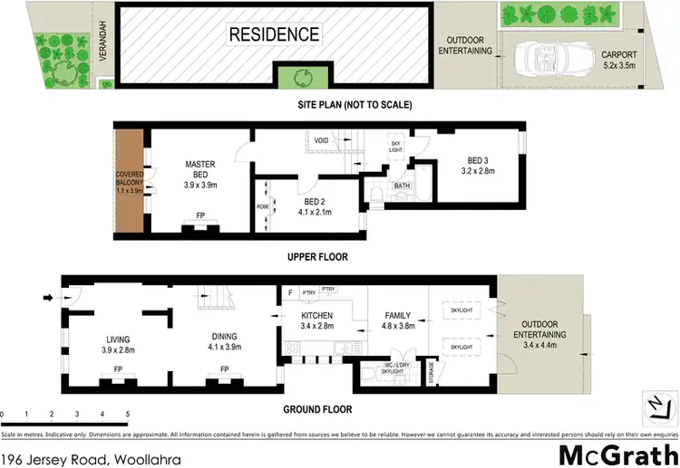 Floorplan of Homely house listing, 196 Jersey Road, Paddington NSW 2021