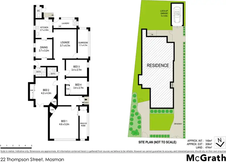 Floorplan of Homely house listing, 22 Thompson Street, Mosman NSW 2088