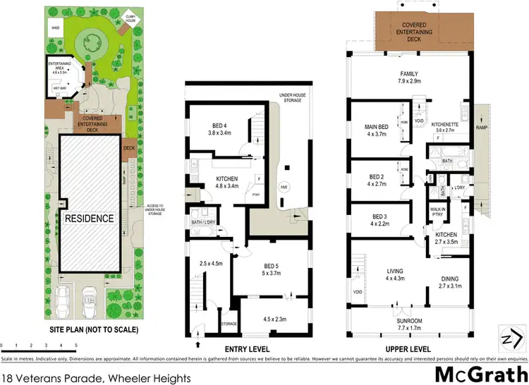 Floorplan of Homely house listing, 18 Veterans Parade, Wheeler Heights NSW 2097