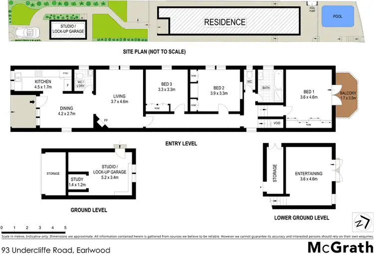 Floorplan of Homely house listing, 93 Undercliffe Road, Earlwood NSW 2206