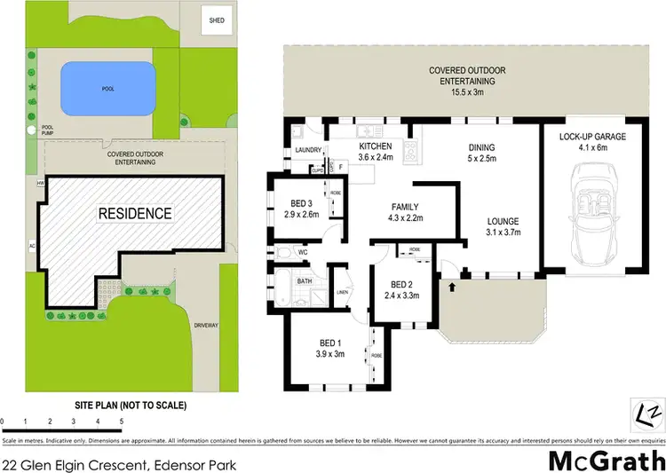 Floorplan of Homely house listing, 22 Glen Elgin Crescent, Edensor Park NSW 2176