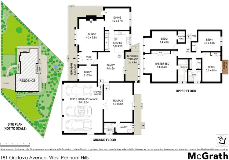 Floorplan of Homely house listing, 181 Oratava Avenue, West Pennant Hills NSW 2125
