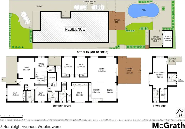 Floorplan of Homely house listing, 6 Harnleigh Avenue, Woolooware NSW 2230