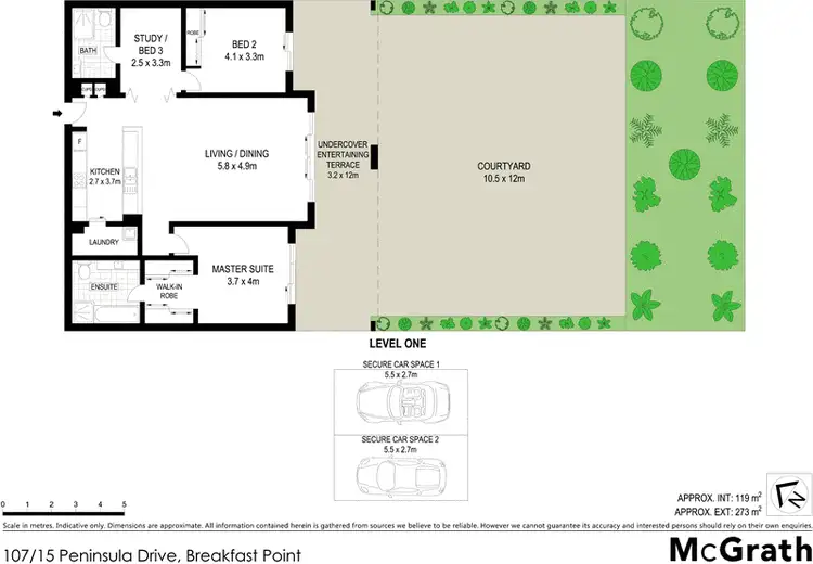 Floorplan of Homely apartment listing, 107/15 Peninsula Drive, Breakfast Point NSW 2137