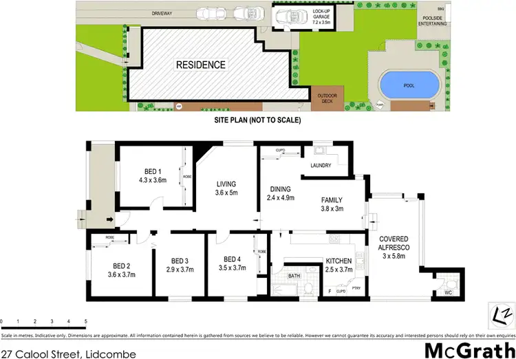 Floorplan of Homely house listing, 27 Calool Street, Lidcombe NSW 2141